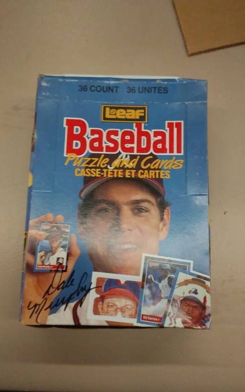 Leaf Baseball Puzzle Cards 1988