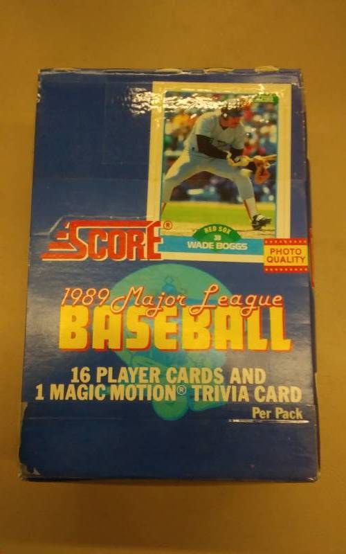 Score 1989 Magic Motion Player Cards