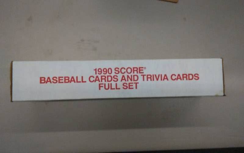 Score 1990 Baseball Full Set Sealed