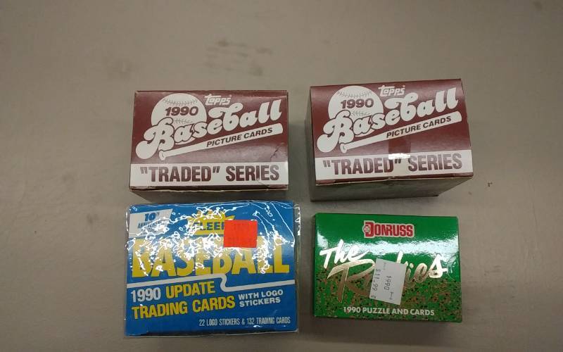 1-Donruss Rookies 1991, 1-Fleer 1990 Update, 2-Tops Traded Series 1990