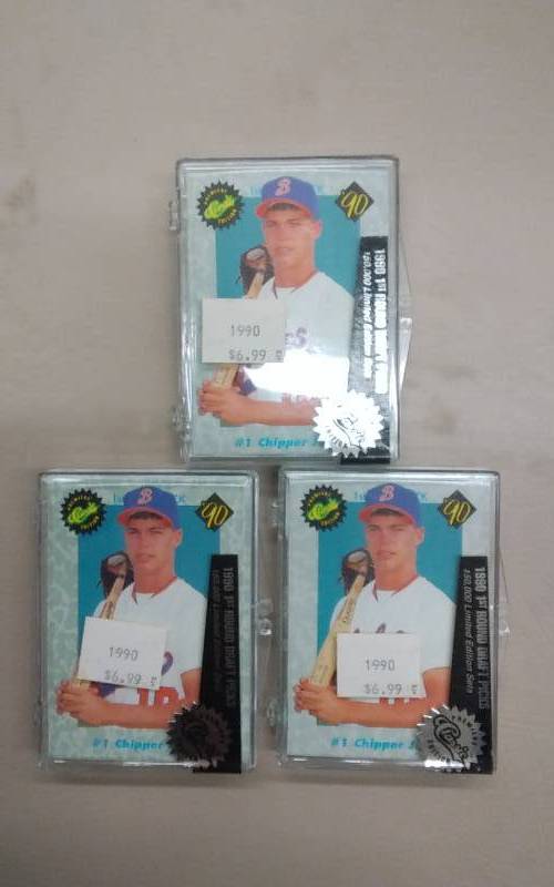 3-First Round Draft Picks 1990 Limited Edition Sets