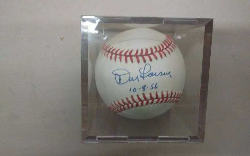 Don Larsen Autographed Baseball