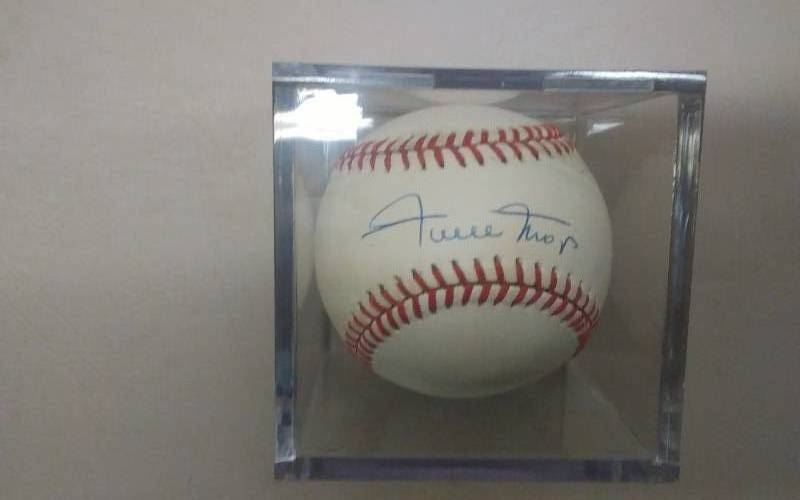 Willie Mays Autographed Baseball