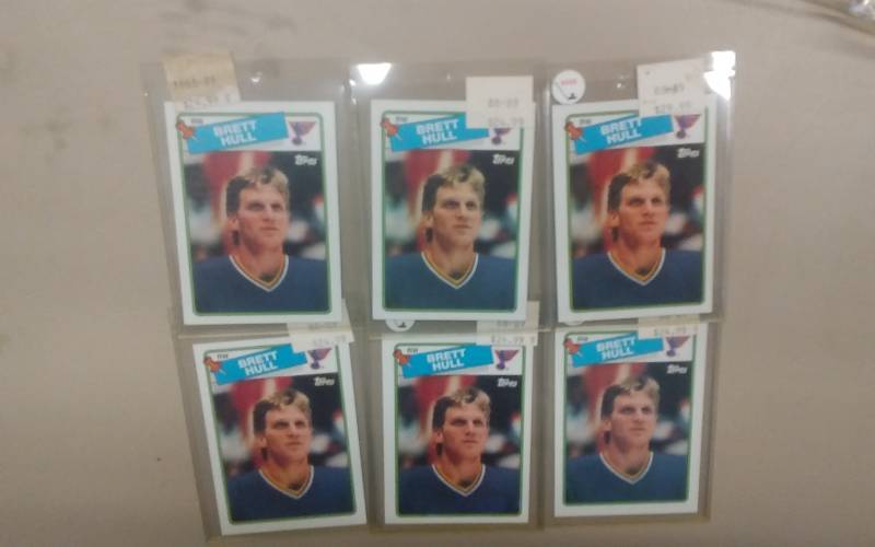 6-Brett Hockey Cards
