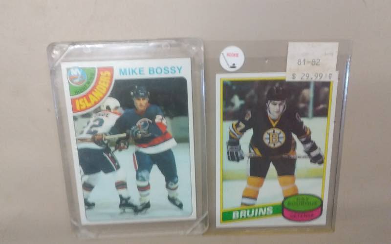Ray Bourque & Mike Bossy Trading Cards