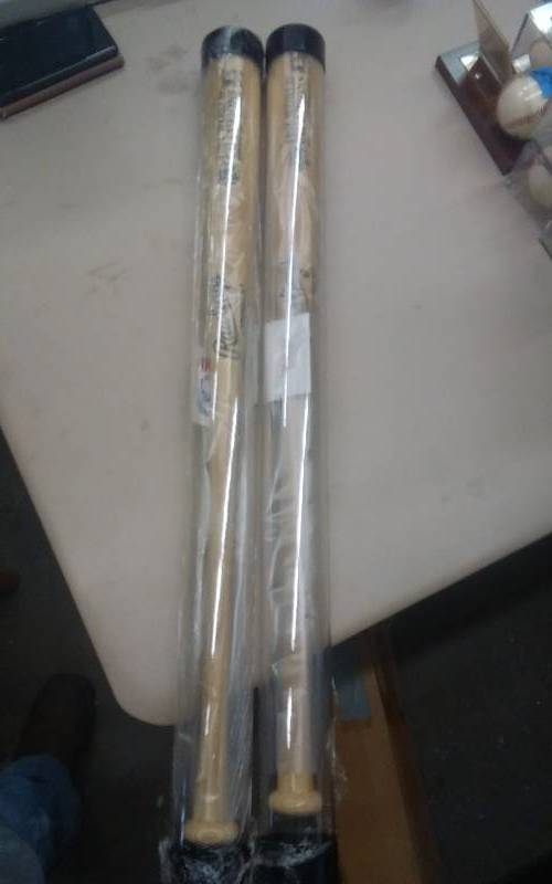 2-Minnesota Twins Full Size Wood Bats 1991 World Champions. # 479 & #480 Of 1991