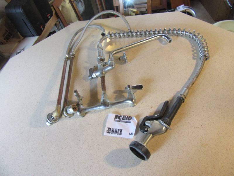 lot 129 image: Commercial kitchen sprayer.. Only 6 months old