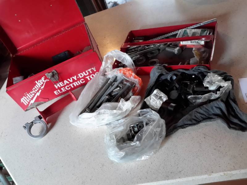 lot 93 image: Lot of bolts and more as pictured