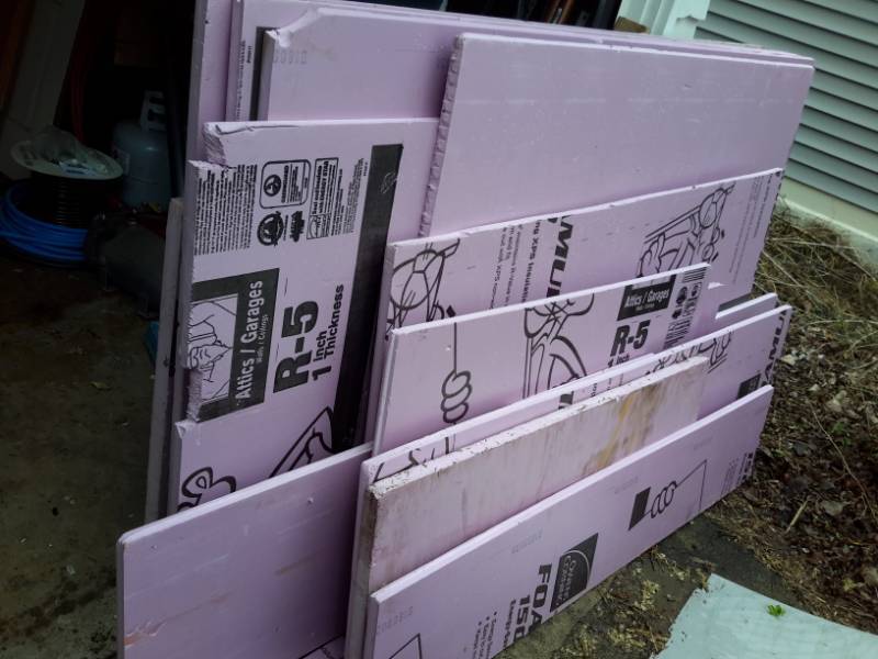 lot 52 image: Large lot of styrofoam insulation as pictured
