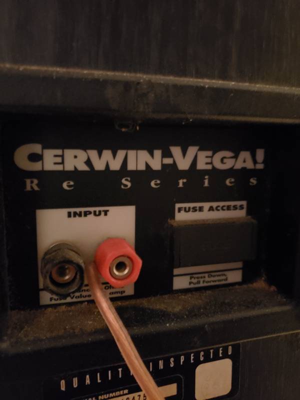 lot 172 image: Cerwin Vega, RE Series Speakers