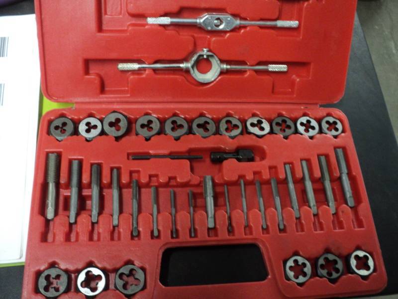 lot 109 image: Tap and Die Set, retails $30...