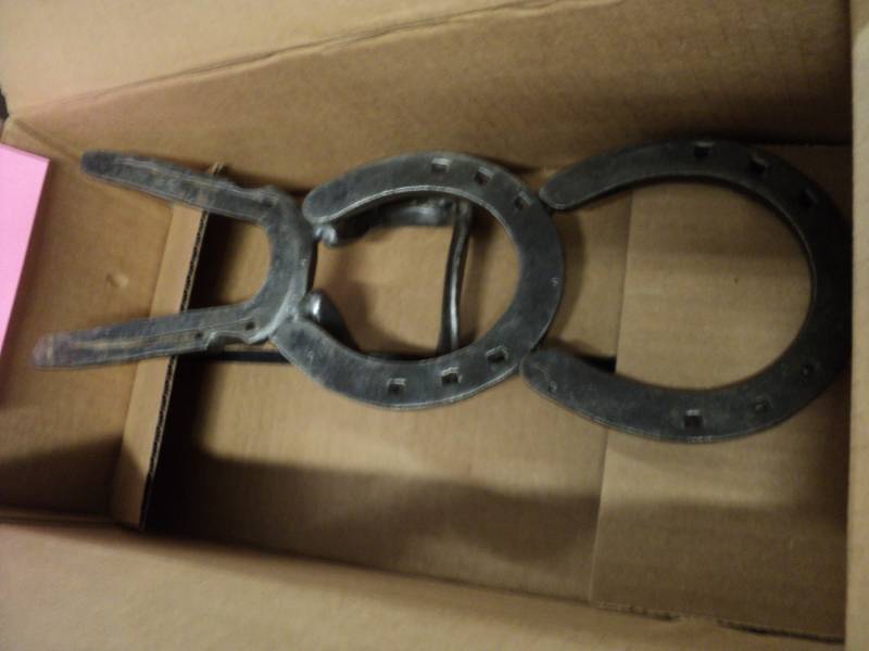 lot 112 image: Handmade Metal Piece for taking off...