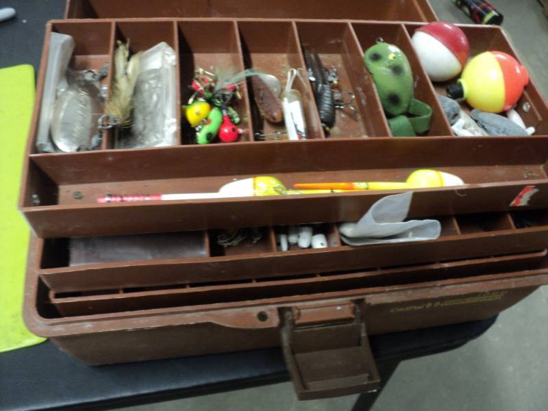 lot 121 image: Tackle  Box with contents...