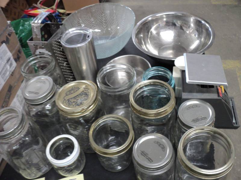 lot 137 image: Jars and Kitchen Items...