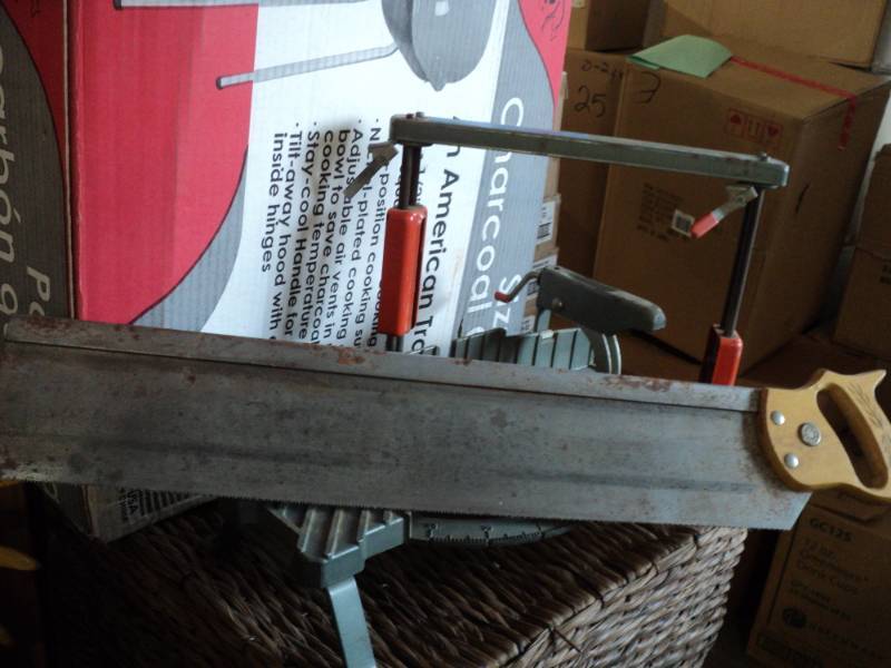 lot 182 image: Miter Box and Saw...