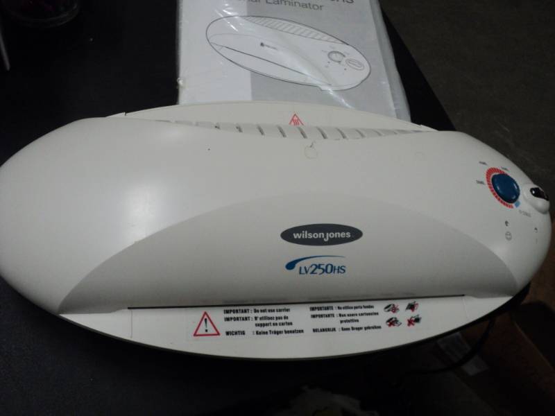 lot 241 image: Laminator and Sheets...