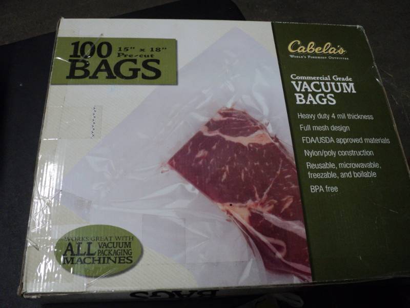 lot 249 image: 180 15 x 18 Pre cut Cabelas Vacuu...