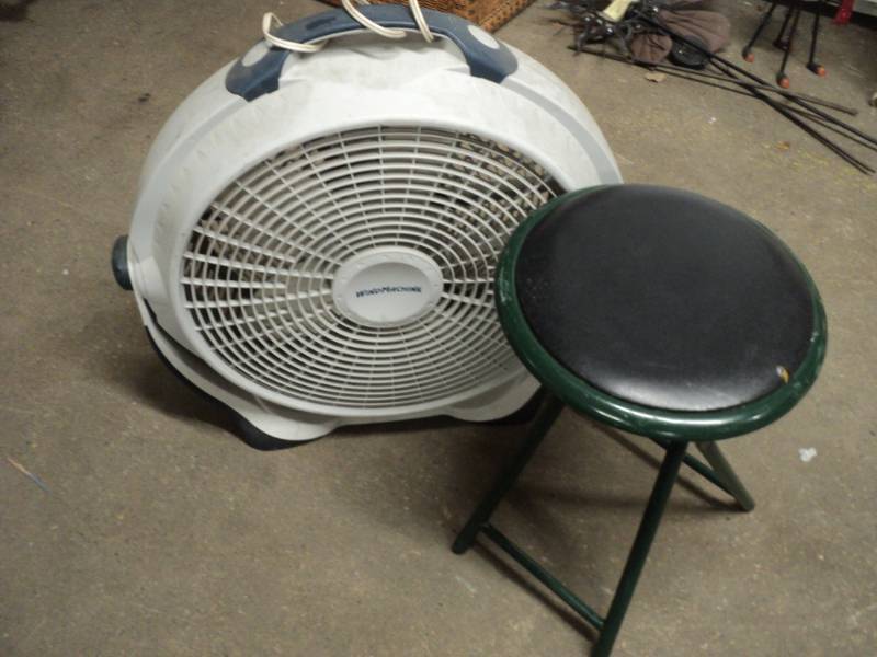 lot 269 image: Chair and Fan...