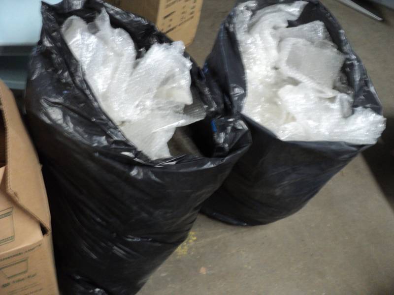 lot 272 image: 2 Large Garbage Bags full of Bubble...