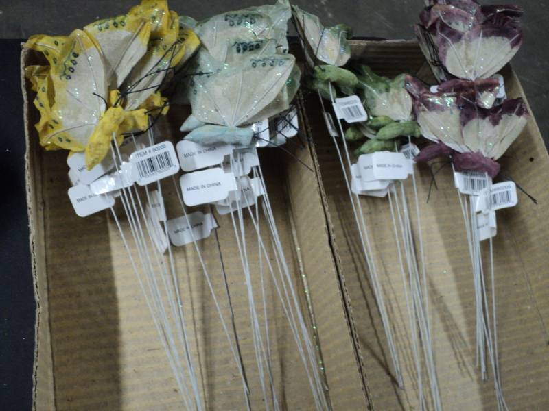 lot 278 image: 2 Boxes of 36 each butterfly pick, ...