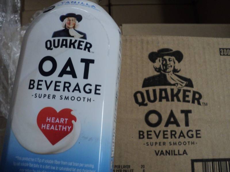 lot 297 image: Case of 6 Quaker Oat Vanilla Bevera...