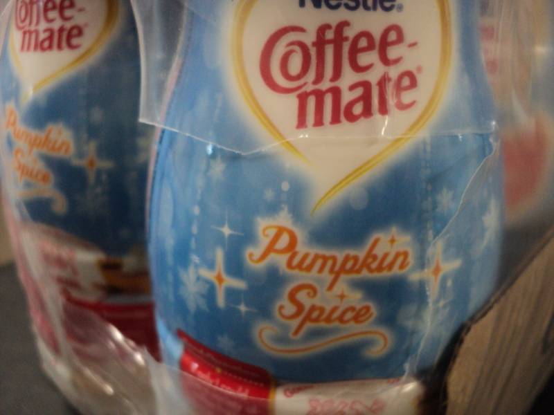 lot 314 image: 6 pack Nestle Coffee Mate Pumpkin S...