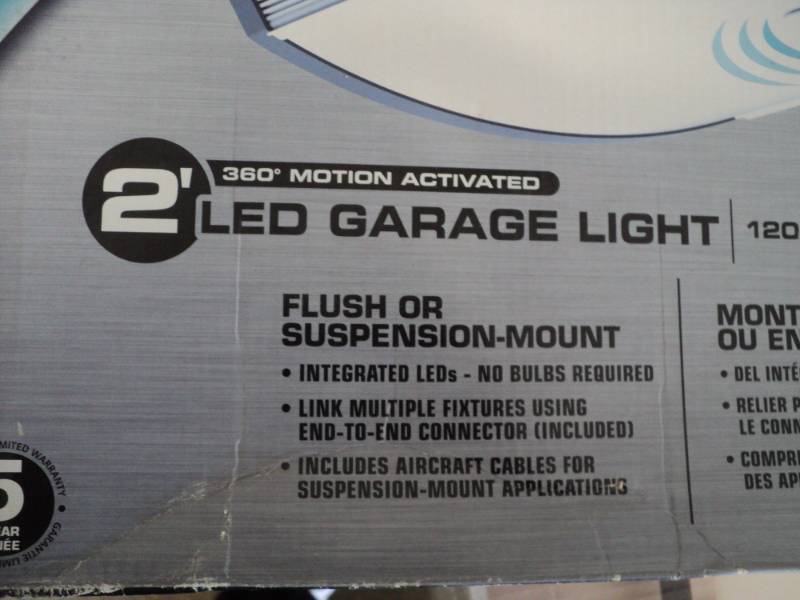 lot 329 image: Lithonia Lighting 2 ft LED Garage L...