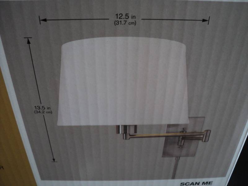 lot 351 image: Hampton Bay Wall Sconce with Swing ...