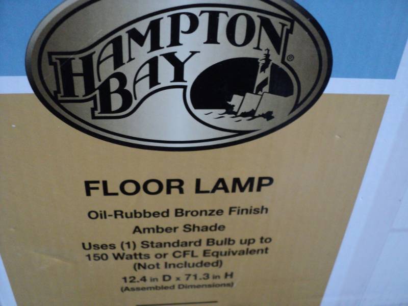lot 354 image: Hampton Bay Floor Lamp...