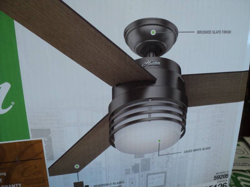 lot 371 image: hunter 54 Mayford Ceiling Fan with...