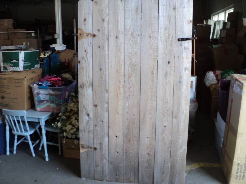 lot 384 image: Weathered Cedar 42 x 72 Fence Gat...