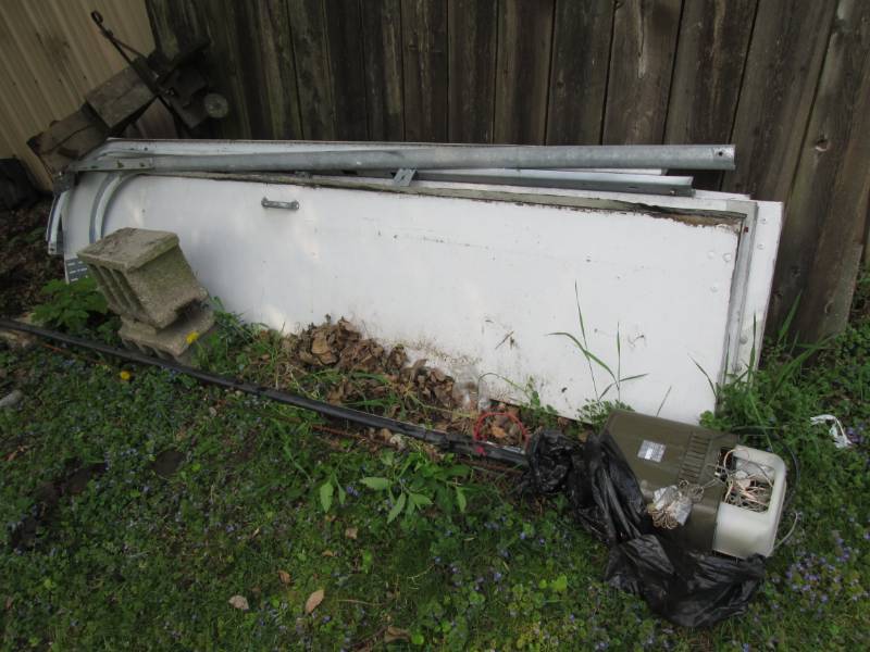 lot 33 image: Garage door and rails with Whistler...