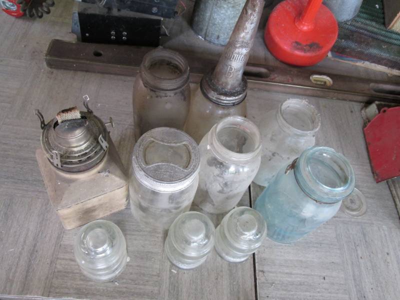 lot 41 image: Glass jars, Qty.11...