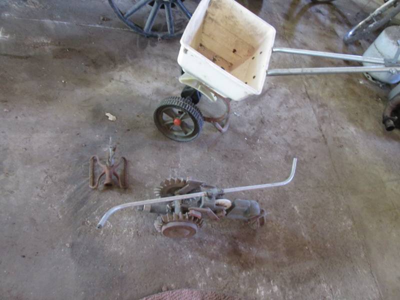 lot 70 image: 2 vintage water sprinklers, 1 lawn ...