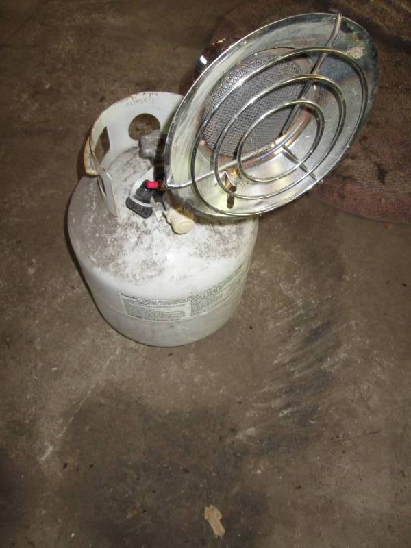 lot 78 image: Propane tank - FULL and sunflower h...