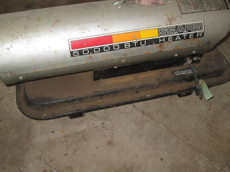 lot 88 image: Sears 50,000 BTU heater...
