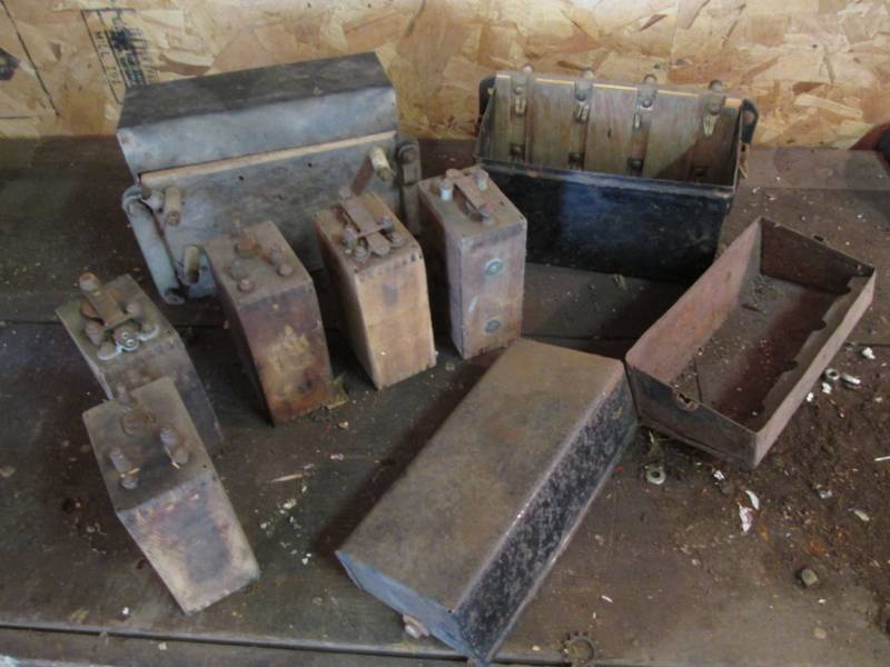 lot 119 image: Model T coils  coil boxes x 2...