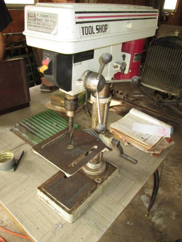 lot 148 image: Tool Shop drill press...