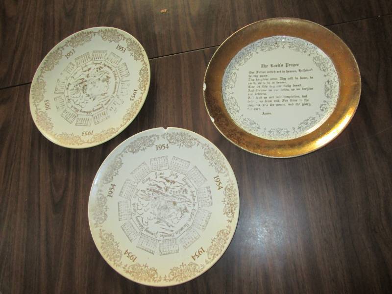 lot 215 image: 1953, 1954 dated plates and the Lor...