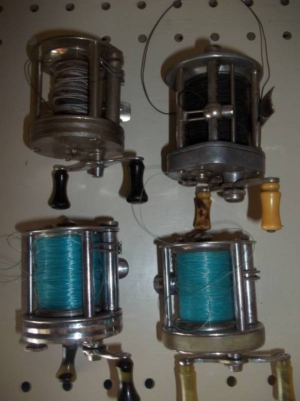 Four Vintage Fishing Reels