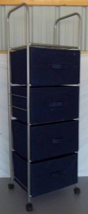 Rolling Shelf with Baskets