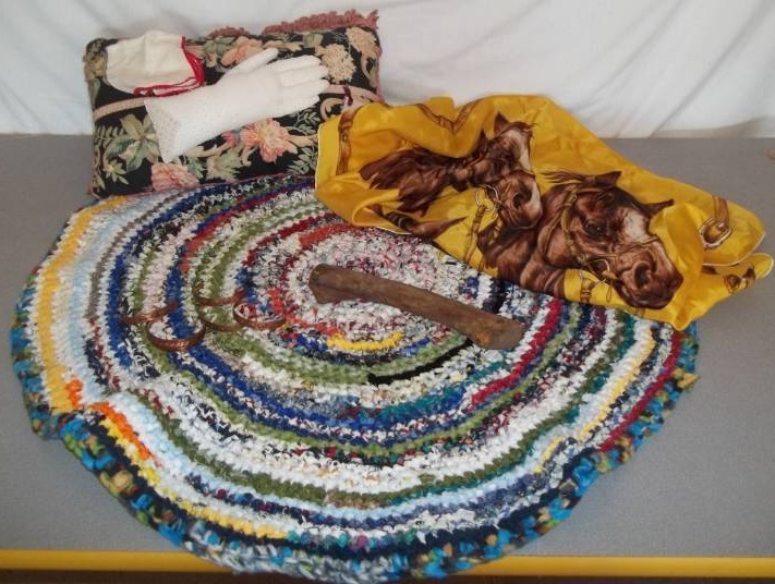Woven Rug, Fancy Pillow, and More