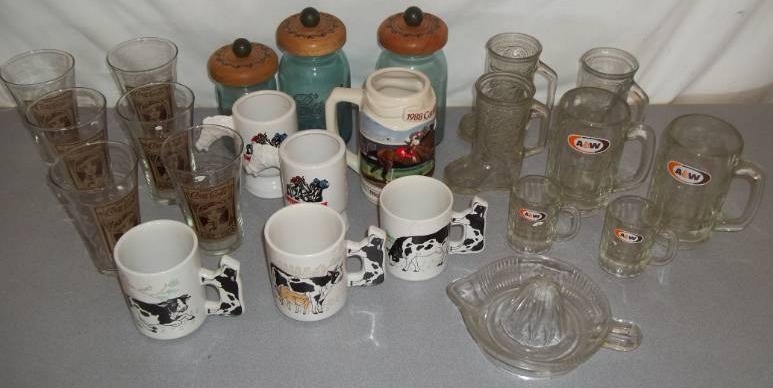 Assorted Glasswear