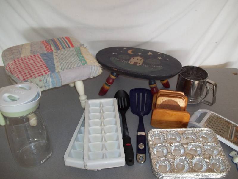Foot Stools and Kitchenwares