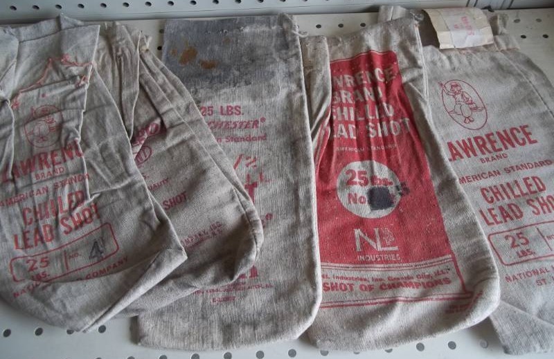 Vintage Lead Shot Bags