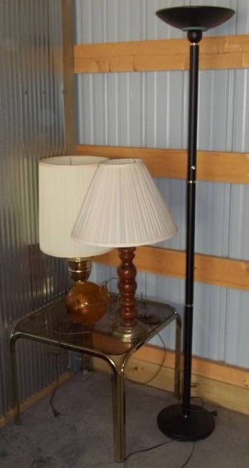 Lamps and End Table