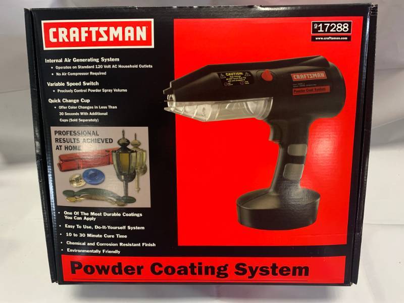 lot 13 image: Craftsman Powder Coating System