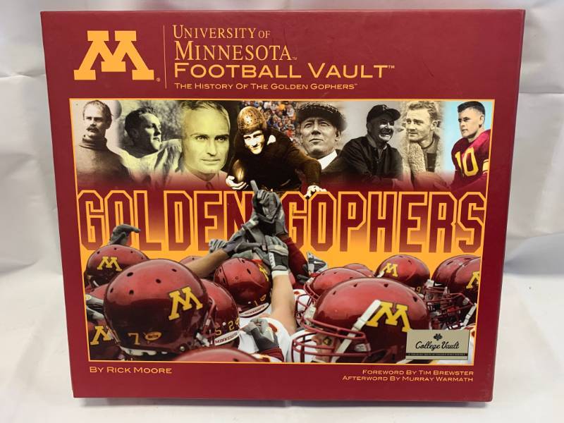 lot 49 image: Brand New Minnesota Gophers Football Vault Book ($49 retail)
