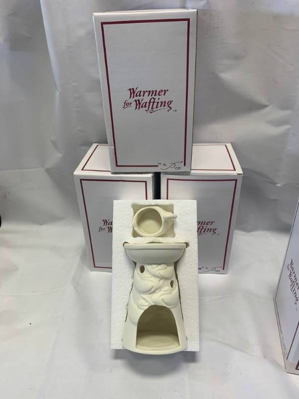 lot 57 image: Lot of 3 Warmer for Wafting Candle Diffuser