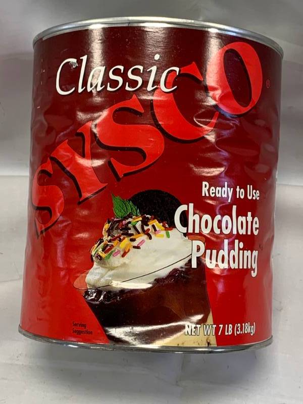 lot 64 image: 7lbs of Chocolate Pudding (whole lot o puddin)